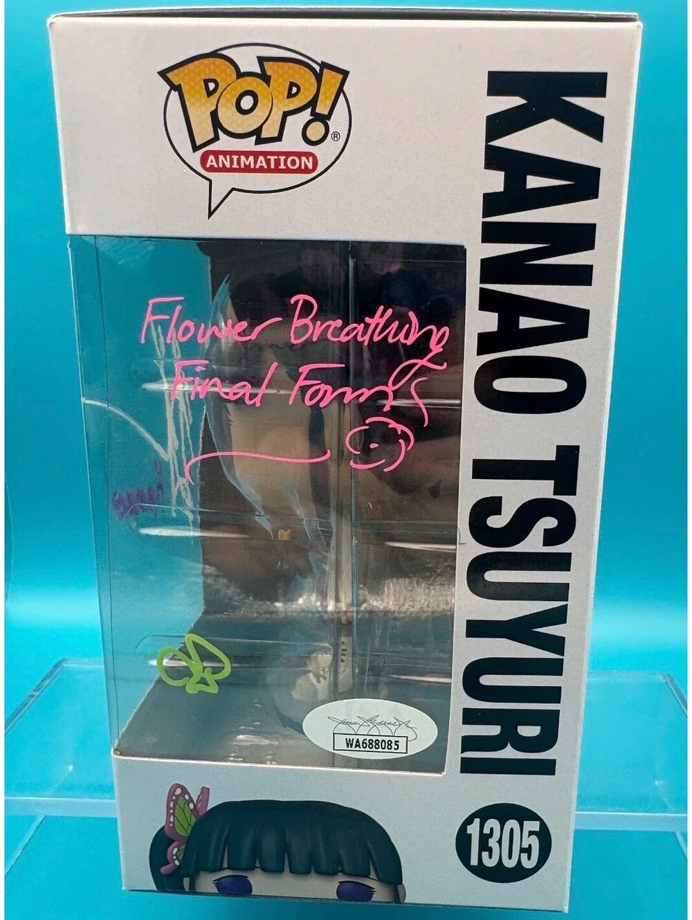 Brianna Knickerbocker signed Kanao Tsuyuri DS Funko pop 1305 with MAS COA